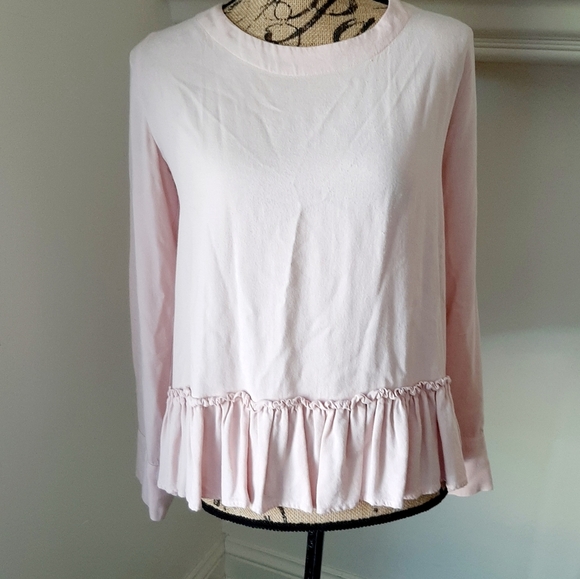 ANTHROPOLOGIE CLOTH & STONE PINK TOP - Picture 1 of 8